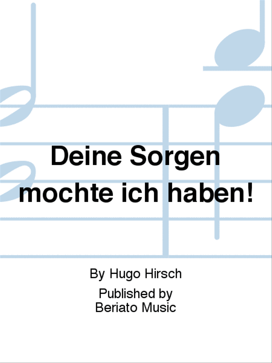 Deine Sorgen möchte ich haben! Voice Solo scores gallery preview page 1