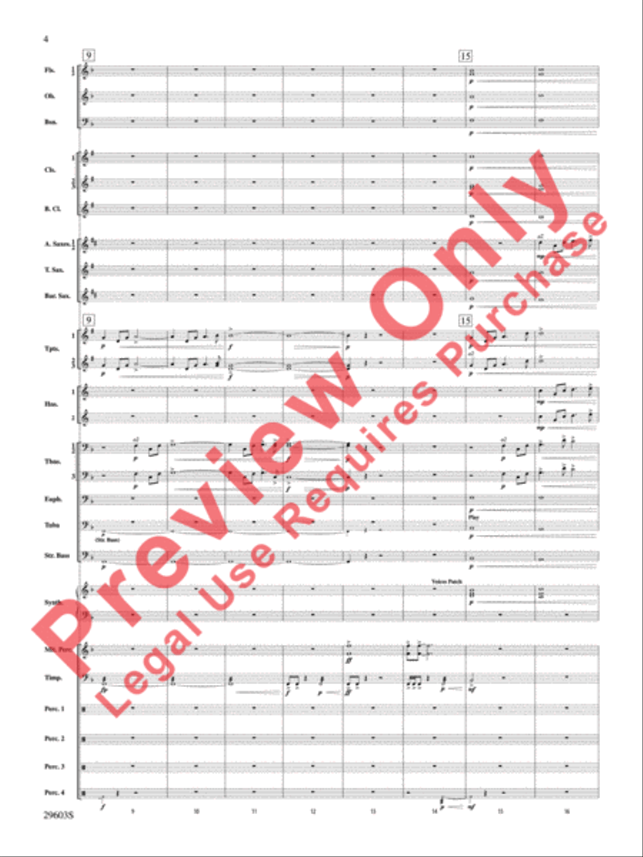 Dillon's Flight Concert Band scores gallery preview page 5