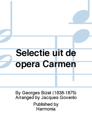 Book cover for Selectie uit de opera Carmen
