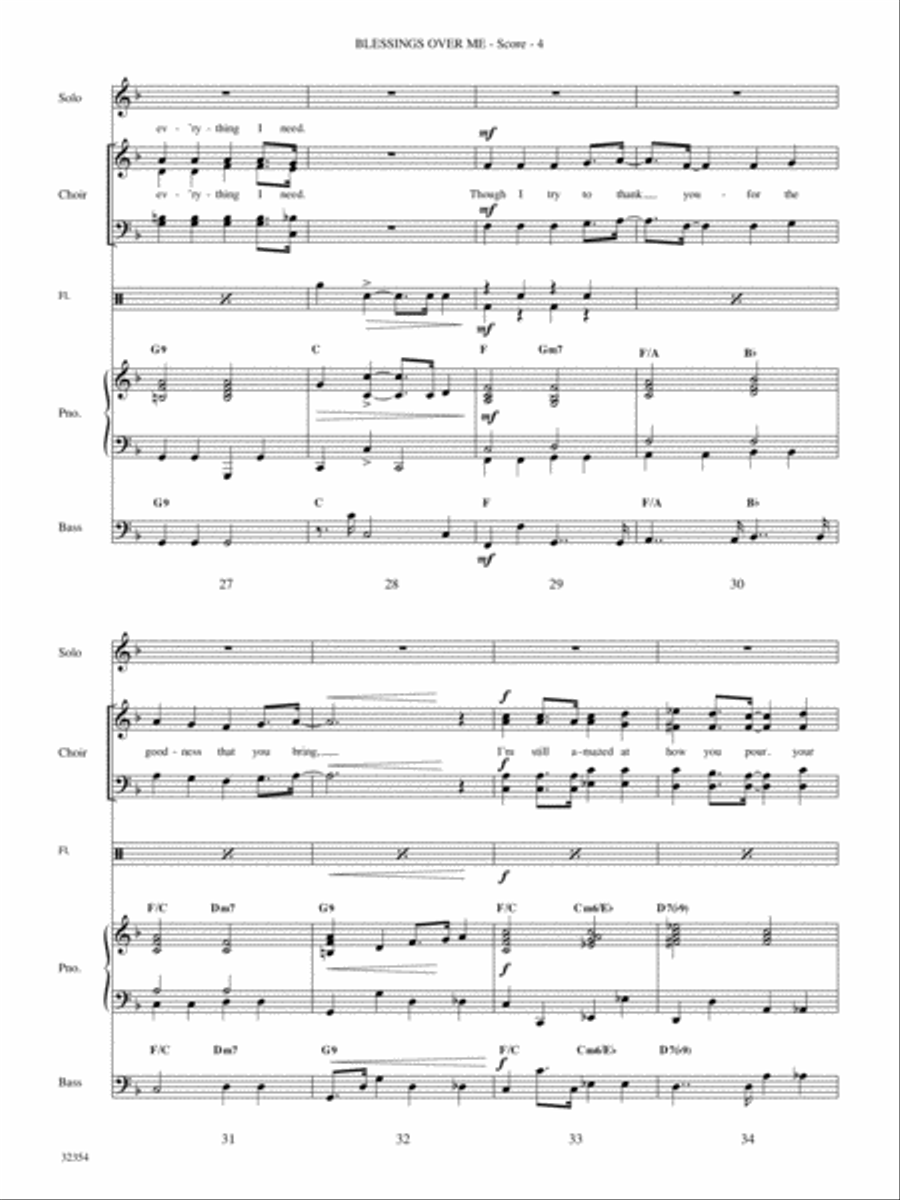 Blessings Over Me Blessings Over Me Choir scores gallery preview page 5