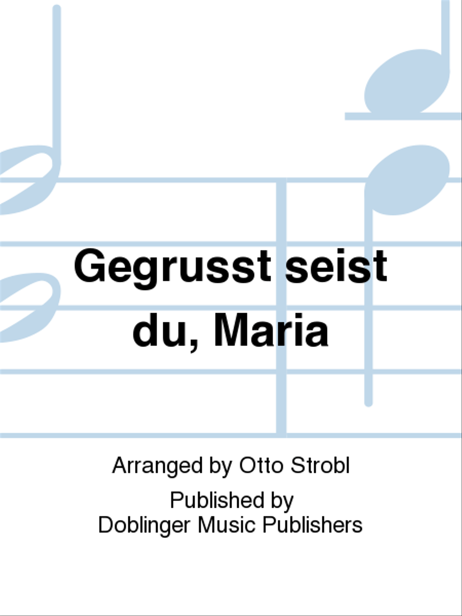 Gegrusst seist du, Maria 4-Part scores gallery preview page 1