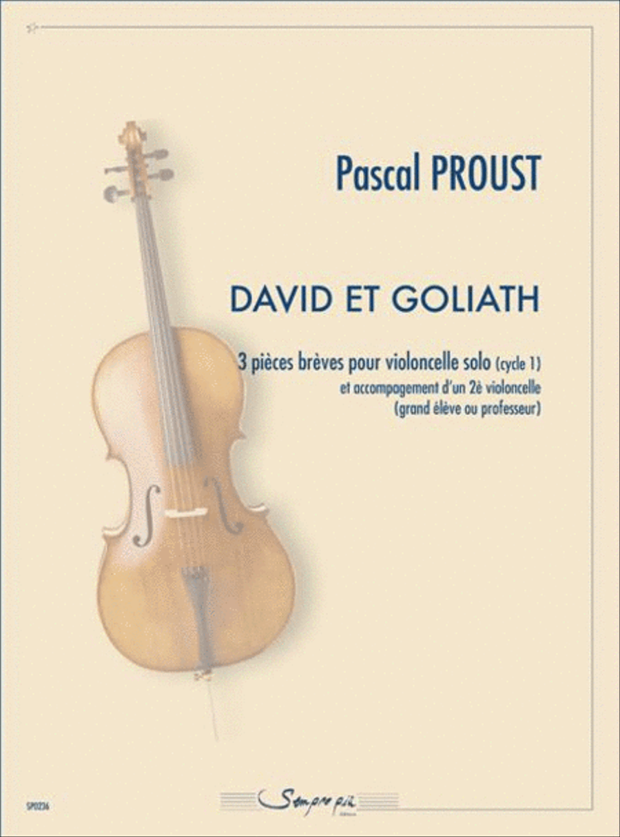 David et Goliath Cello scores gallery preview page 1
