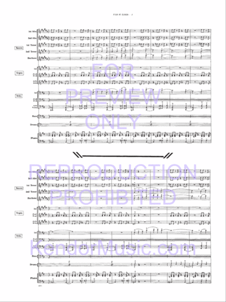 Film At Eleven Film At Eleven Jazz Ensemble scores gallery preview page 4