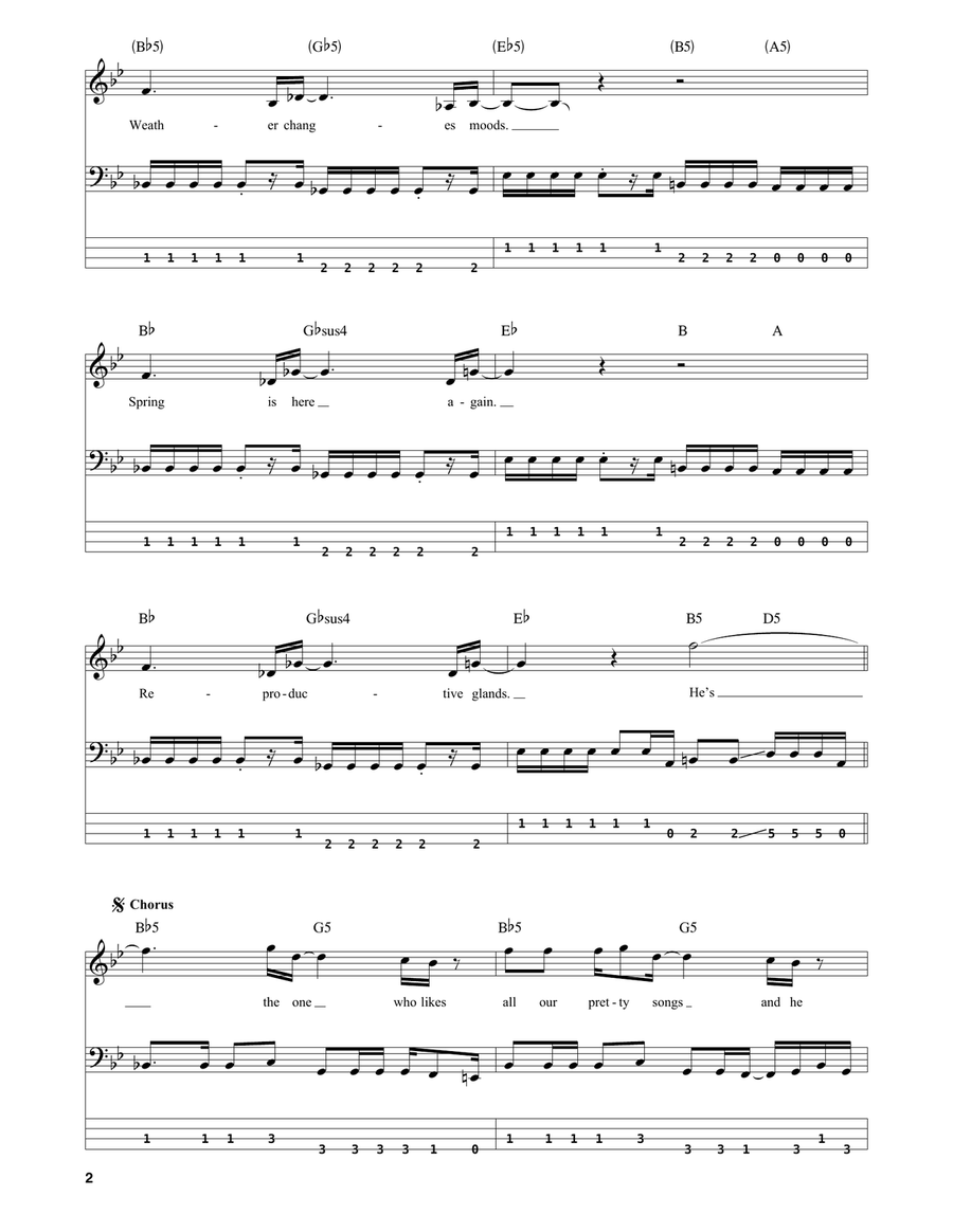 In Bloom In Bloom Acoustic Guitar scores gallery preview page 2