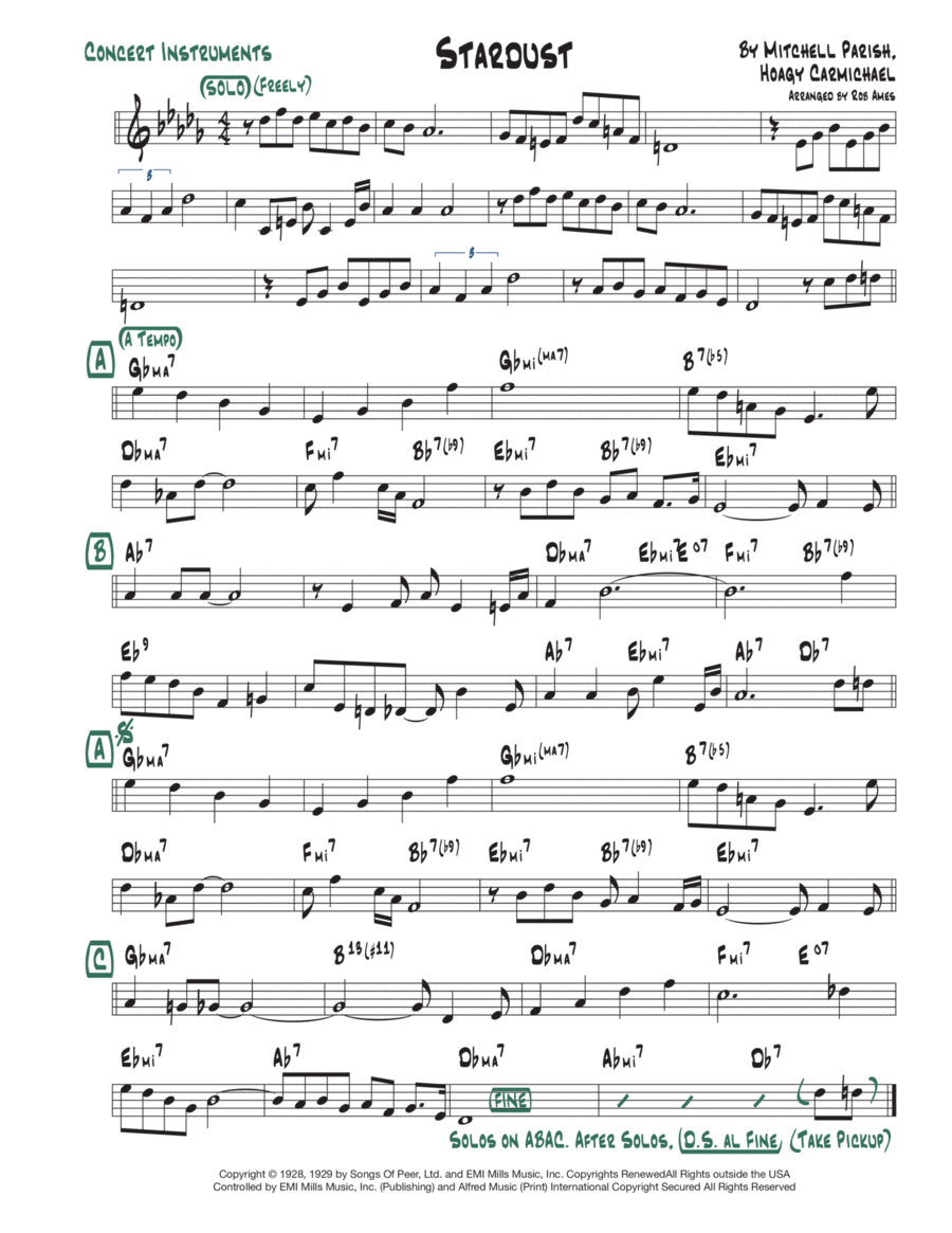 Stardust Voice scores gallery preview page 1