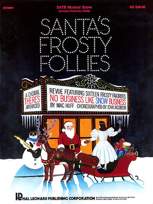Book cover for Santa's Frosty Follies (Choral Revue)
