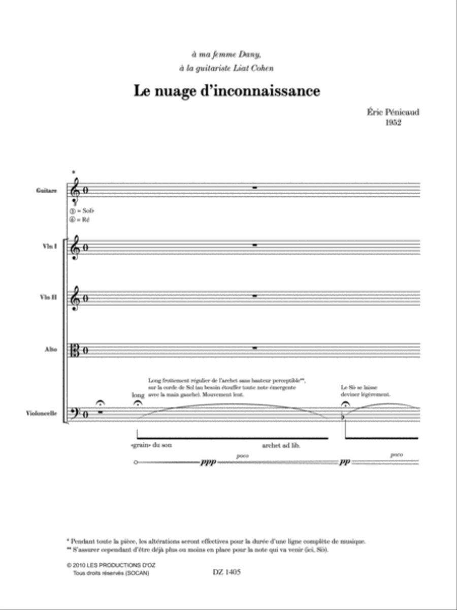 Le nuage d’inconnaissance Cello scores gallery preview page 5