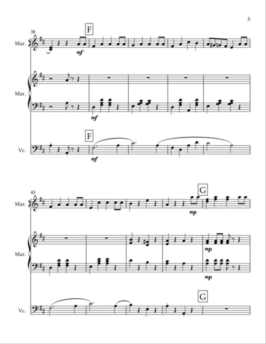 Parade of the Wooden Soldiers Chamber Music scores gallery preview page 5