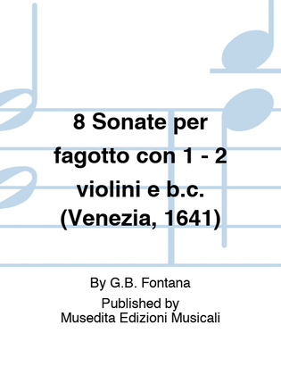 8 Sonate (from "Sonate a 1.2.3", Venezia, 1641)