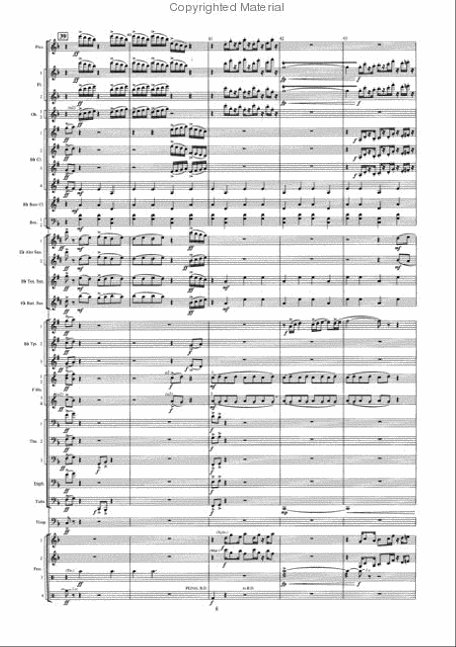 Wild Nights! Concert Band scores gallery preview page 4