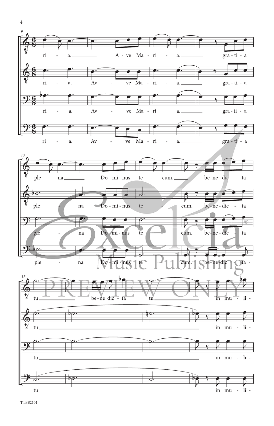 Ave Maria (TTBB) Ave Maria (TTBB) TTBB scores gallery preview page 5