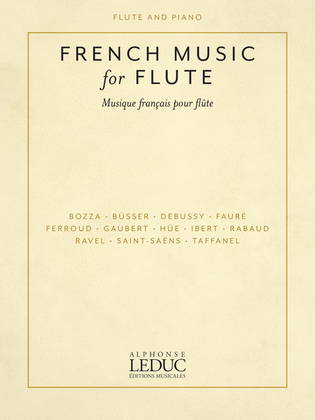 Book cover for French Music for Flute