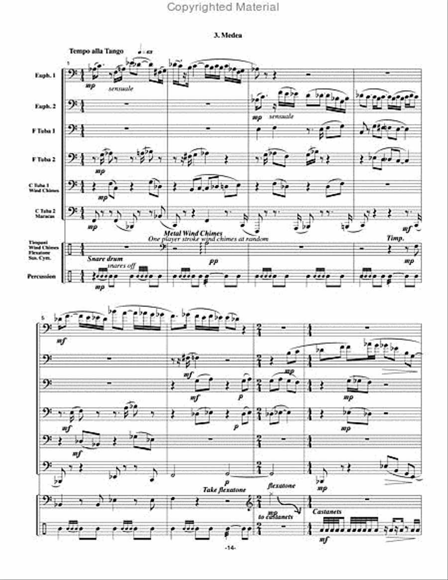 Jason and the Golden Fleece Large Ensemble scores gallery preview page 6
