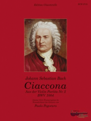 Book cover for Ciaccona dalla Partita No. 2 BWV 1004