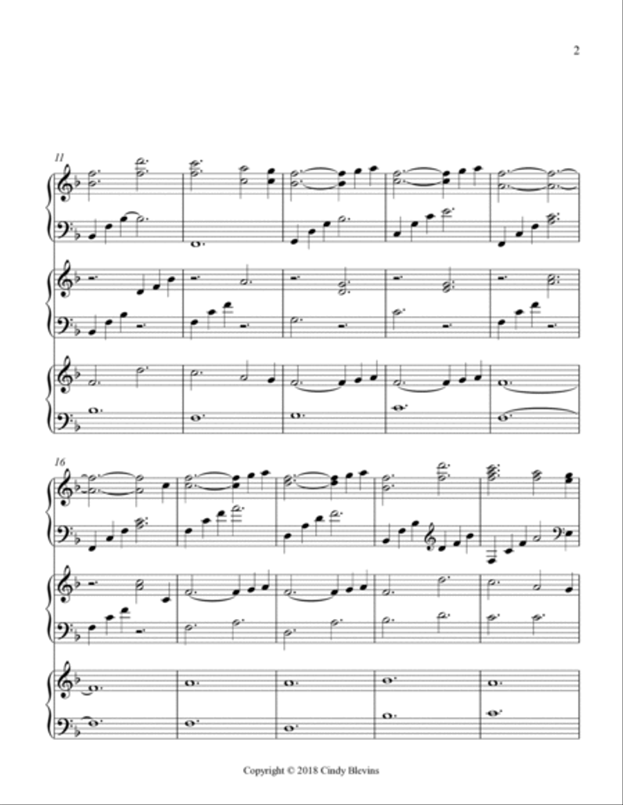 Alanna's Daughters, for Harp Trio Harp scores gallery preview page 3