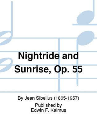 Book cover for Nightride and Sunrise, Op. 55