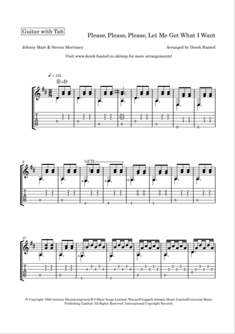 Please, Please, Please, Let Me Get What I Want Flute scores gallery preview page 5