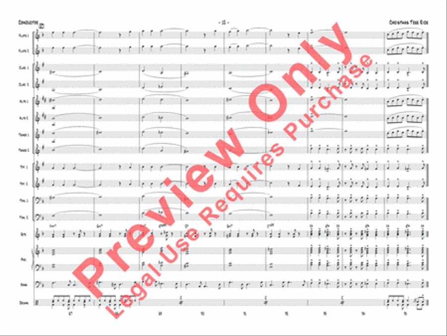 Christmas Tree Ride Christmas Tree Ride Jazz Ensemble scores gallery preview page 13