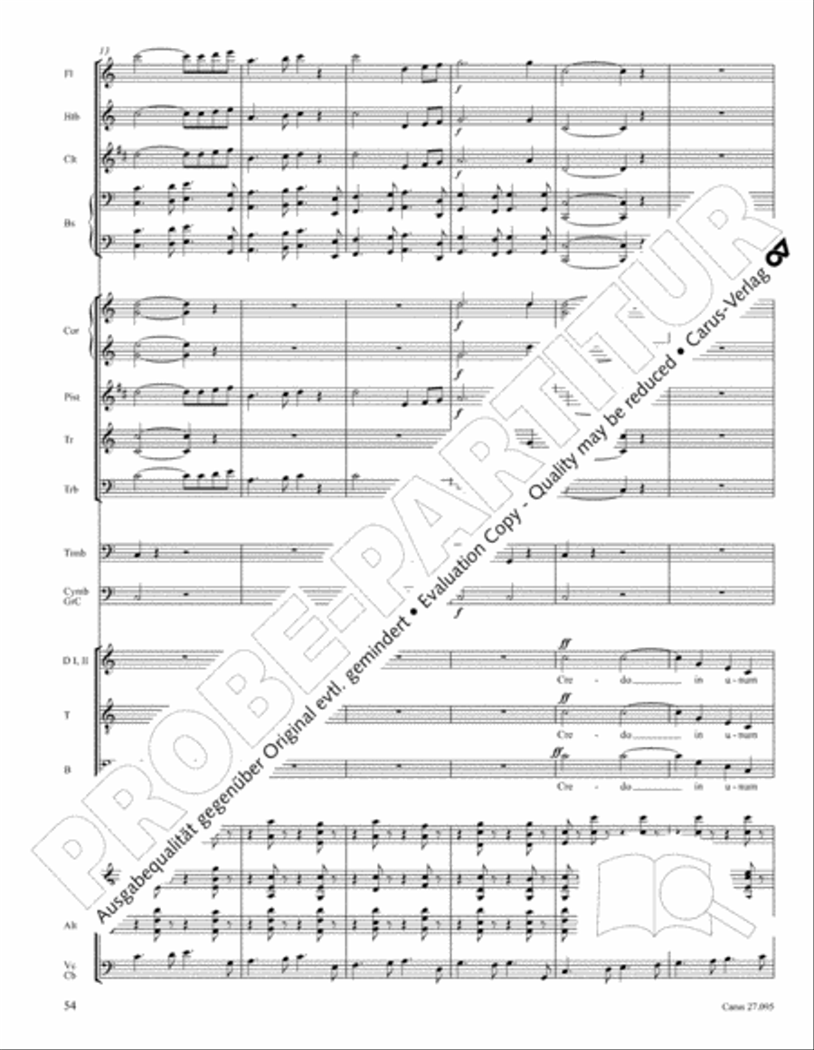 Messe solennelle de sainte Cecile STB scores gallery preview page 67