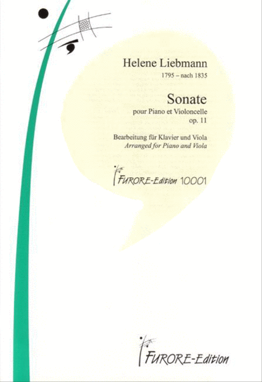Sonate pour Piano et Violoncelle op. 11 Cello scores gallery preview page 1