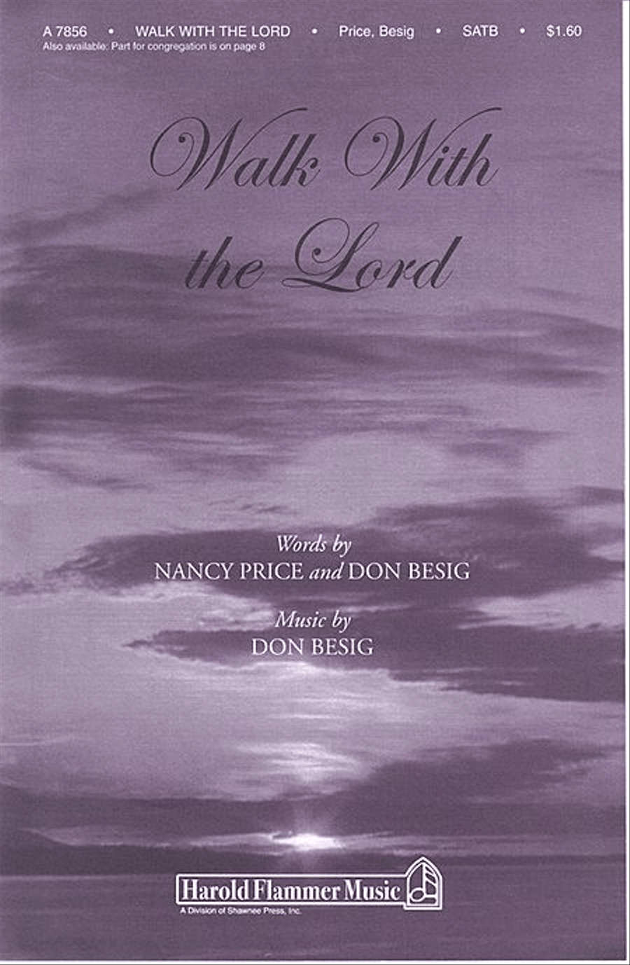 Walk with the Lord 4-Part scores gallery preview page 1