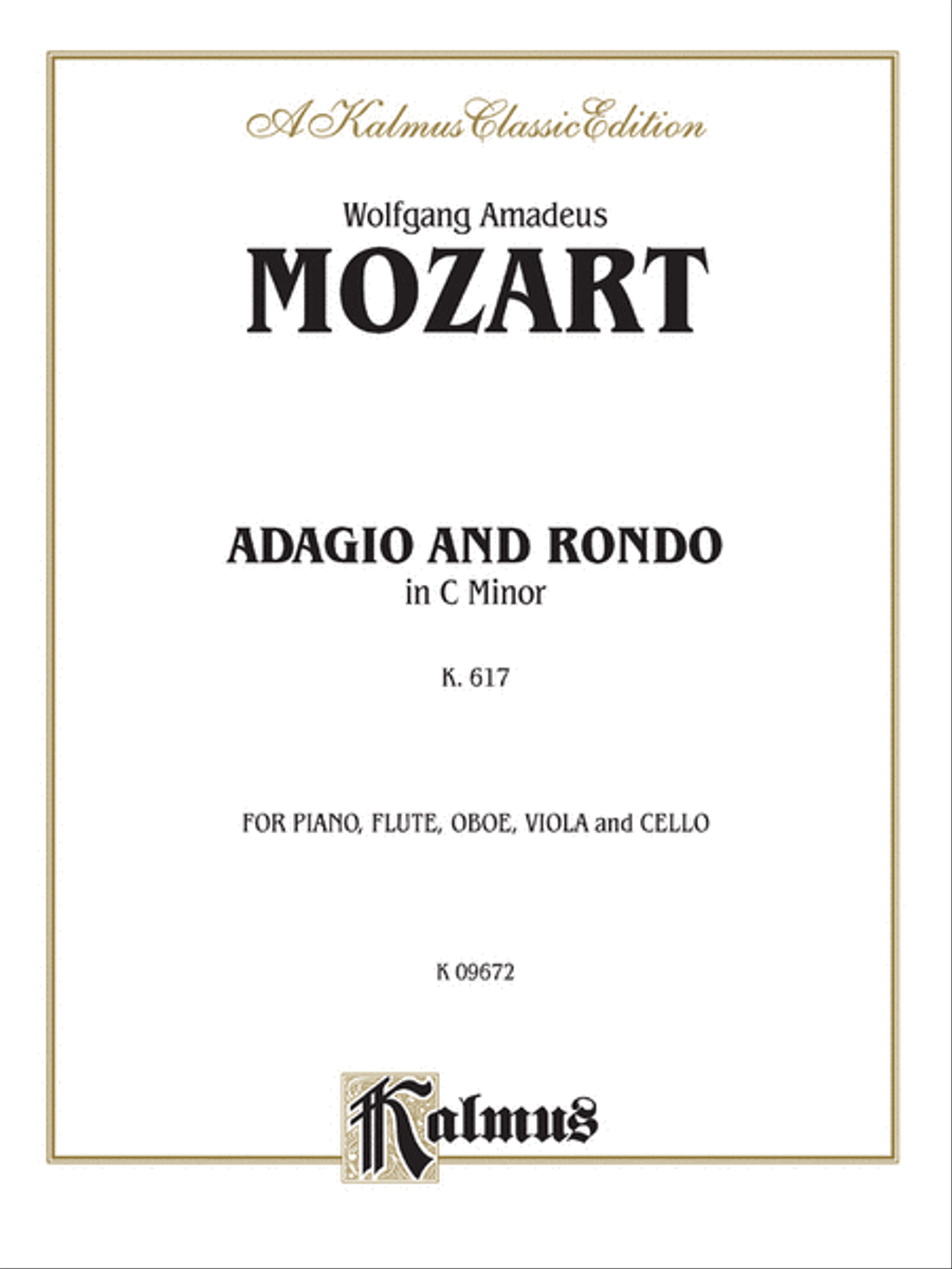 Adagio and Rondo in C Minor, K. 617 Small Ensemble scores gallery preview page 1