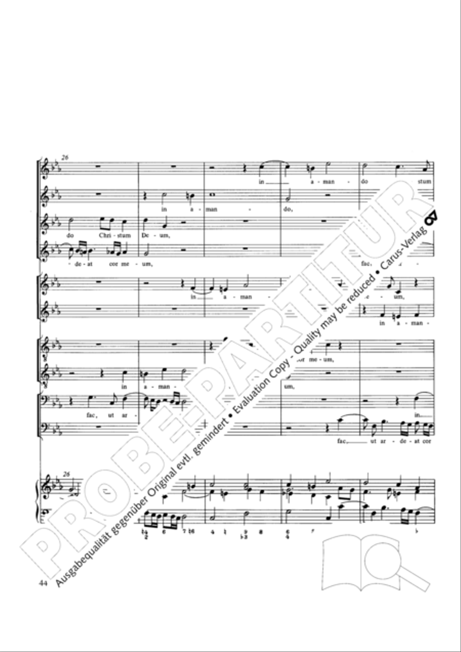 Stabat mater Choir scores gallery preview page 44