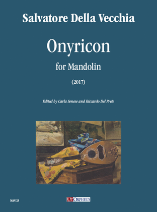 Book cover for Onyricon for Mandolin (2017)
