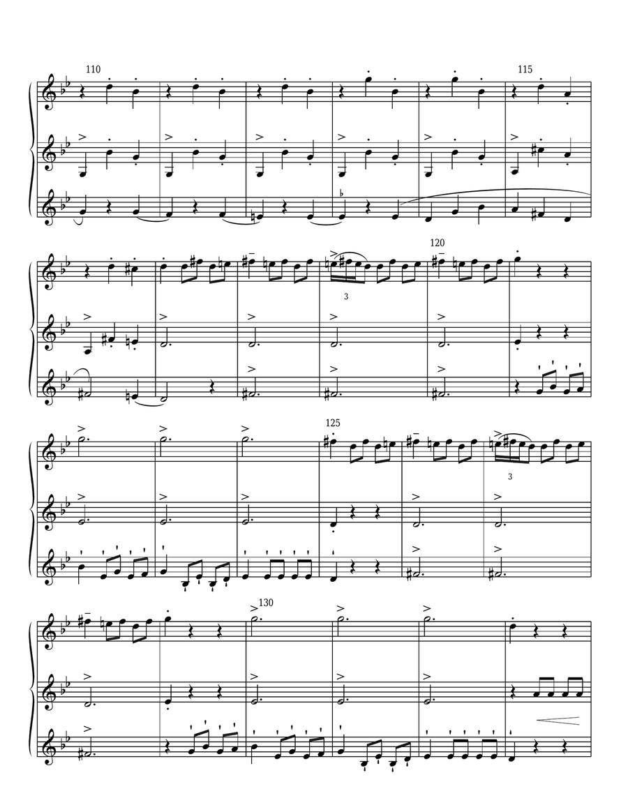 Danse Macabre for Clarinet Trio Danse Macabre for Clarinet Trio Clarinet Trio scores gallery preview page 6