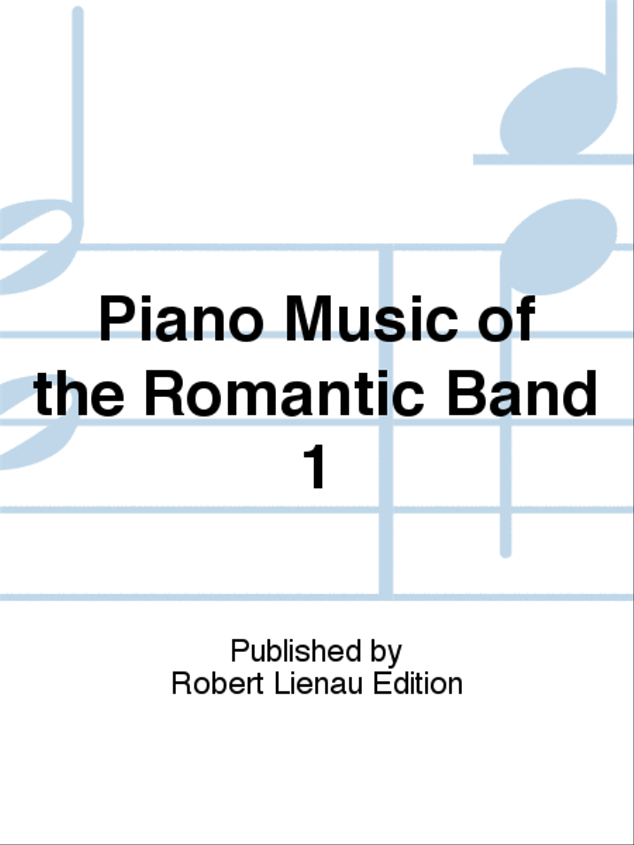 Piano Music of the Romantic Band 1 Piano Duet scores gallery preview page 1