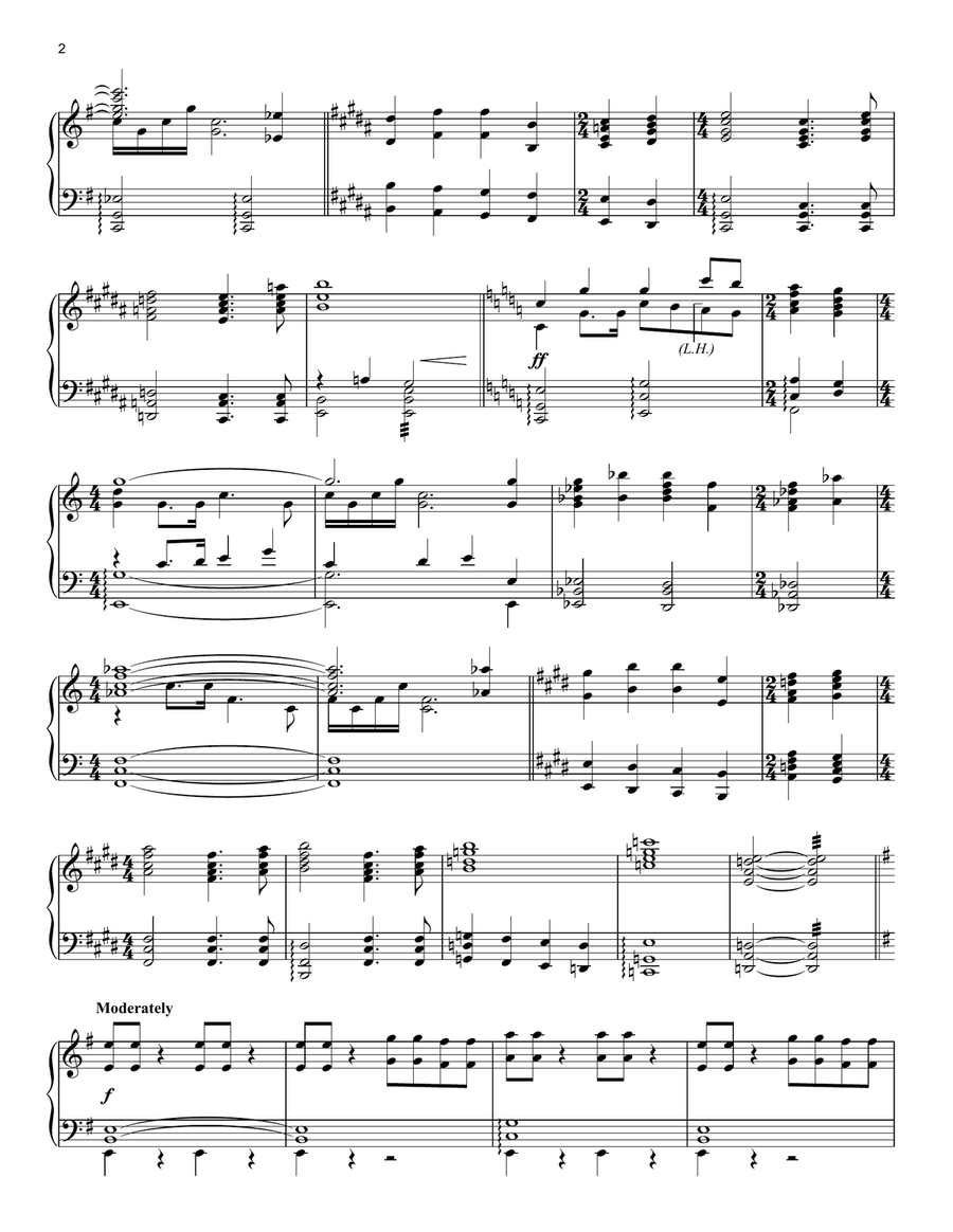 Main on End (from Avengers: Endgame) Piano Solo scores gallery preview page 2