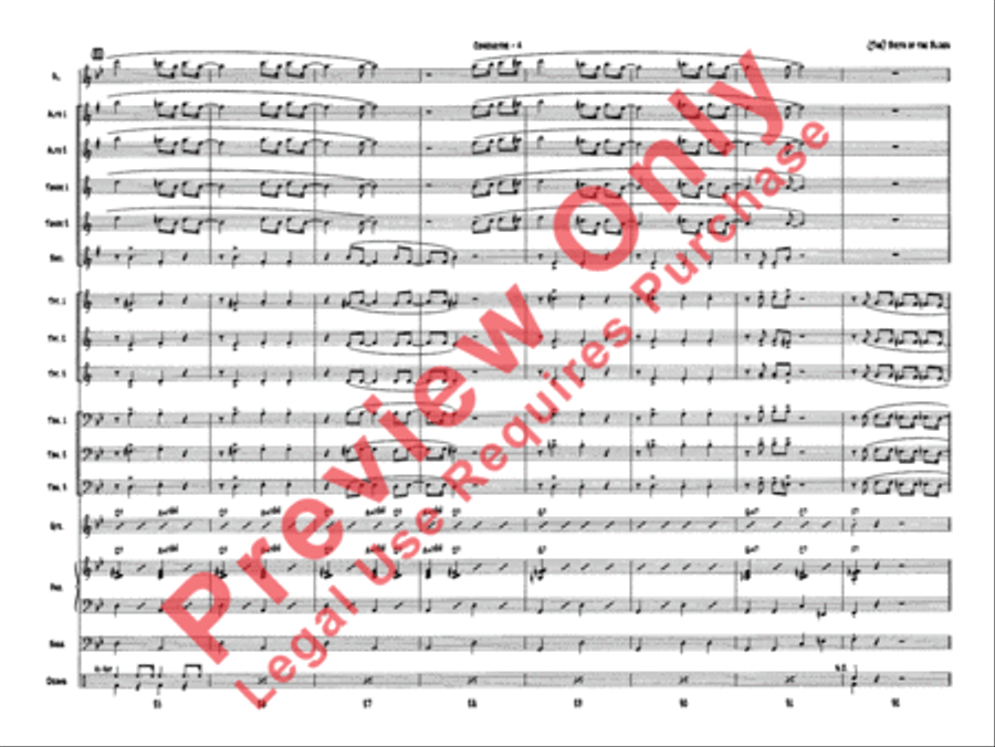 The Birth of the Blues Jazz Ensemble scores gallery preview page 7