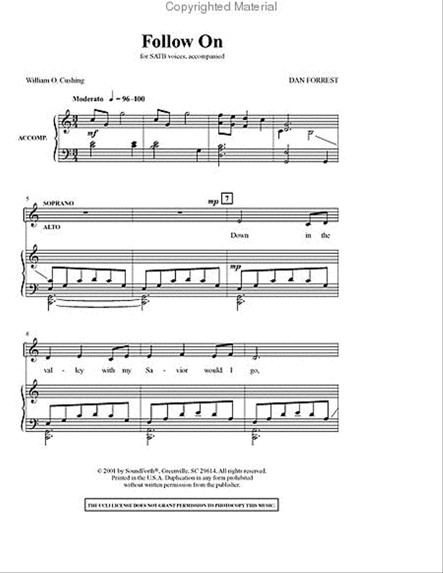 Follow On 4-Part scores gallery preview page 2