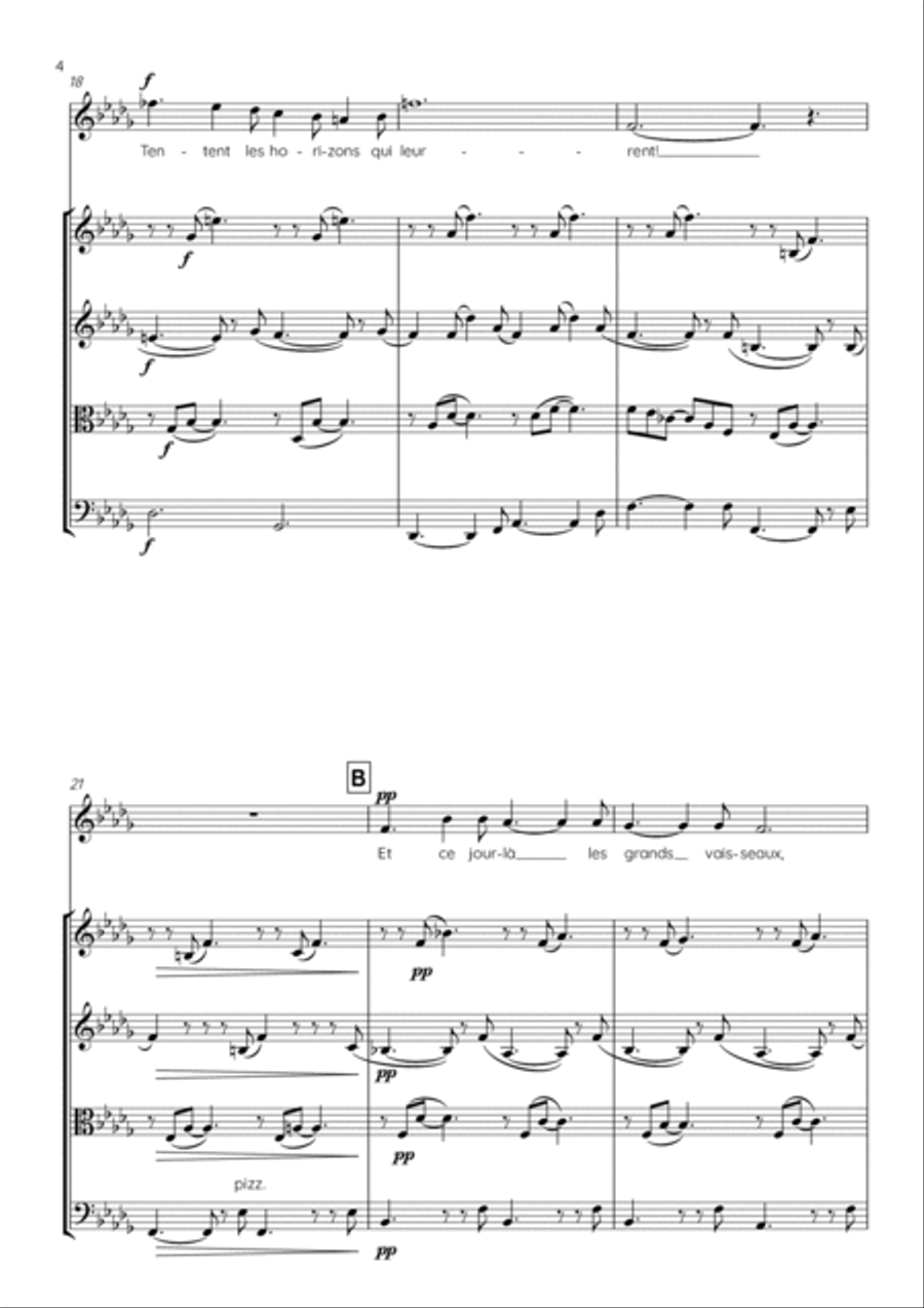 Les Berceaux String Quartet scores gallery preview page 4