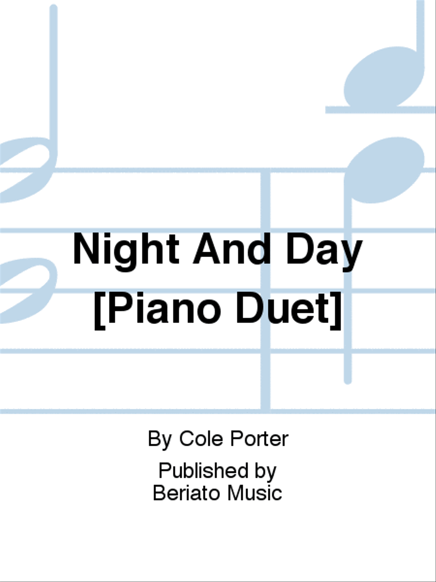 Night And Day [Piano Duet] Piano, Vocal, Guitar scores gallery preview page 1