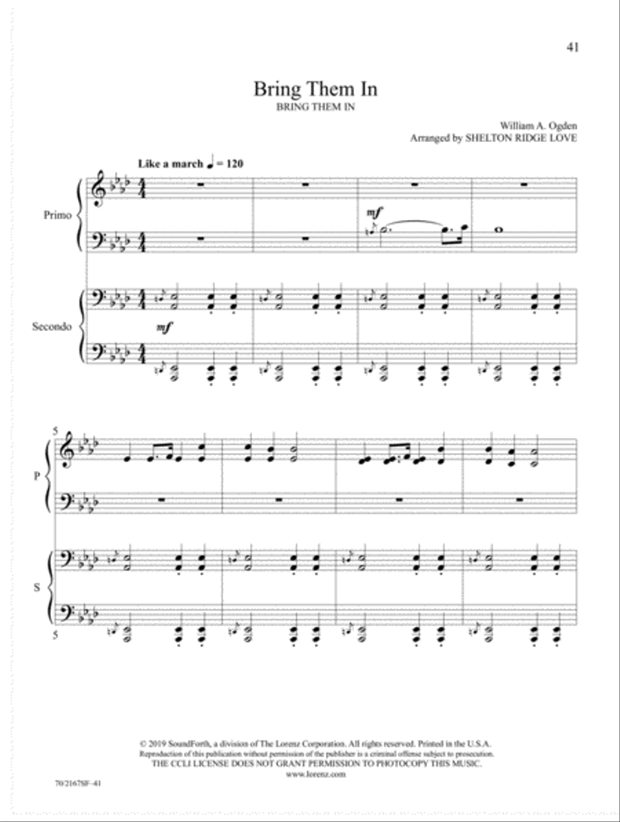 Savior, Lead Us Savior, Lead Us Piano Duet scores gallery preview page 14