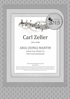 Book cover for ARIA (SONG) MARTIN from the operetta "Der Vogelhändler"