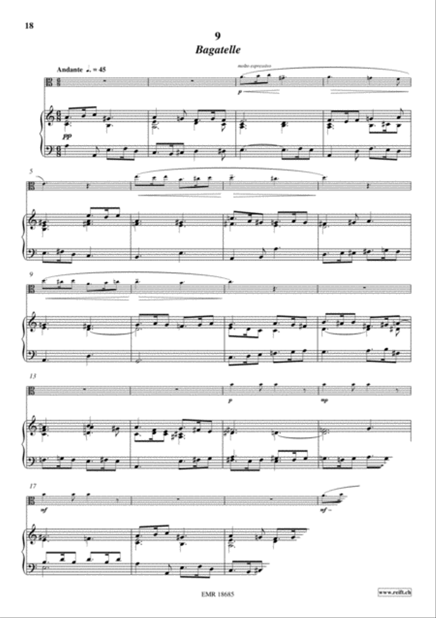 Au Fil Du Temps Viola scores gallery preview page 12