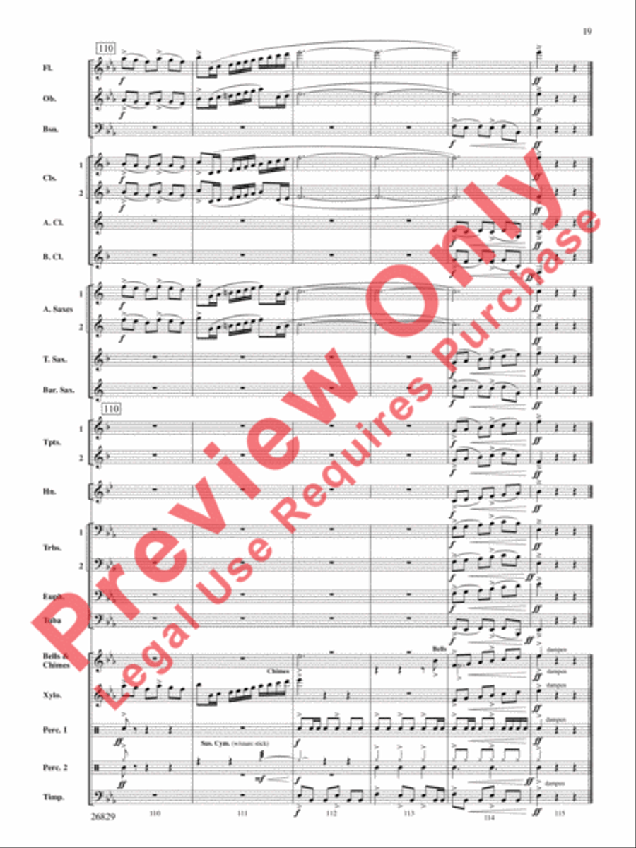 Semper Melior Semper Melior Concert Band scores gallery preview page 20