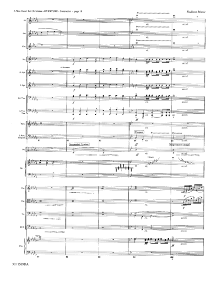 A New Heart for Christmas - Orchestration Choir scores gallery preview page 16