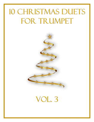 Book cover for 10 Christmas Duets for Trumpet (Vol. 3)