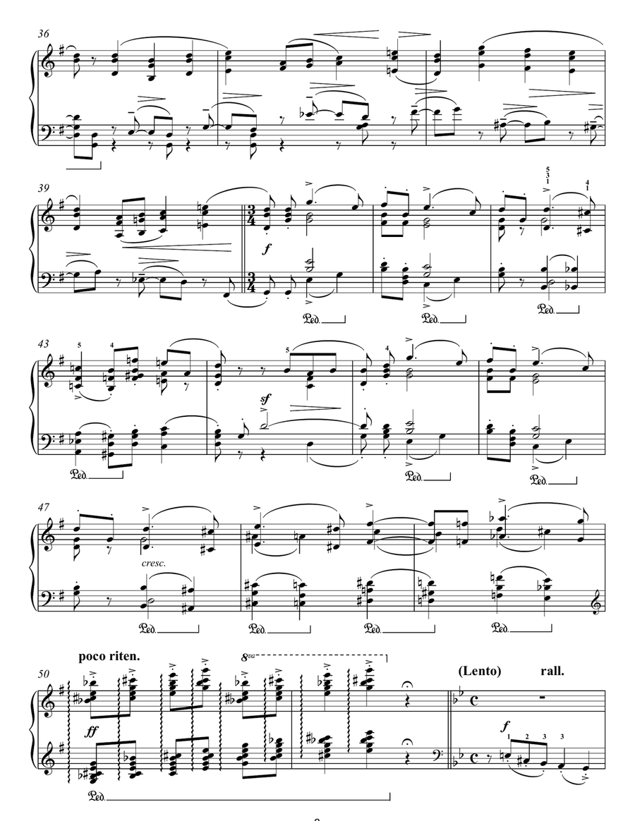 June: Barcarolle (from The Seasons) Piano Solo scores gallery preview page 3