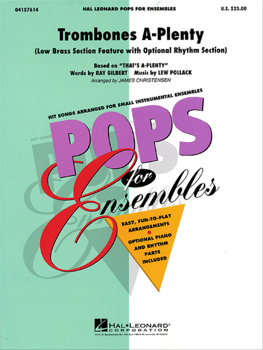 Trombones A-Plenty Trombones A-Plenty Brass Ensemble scores gallery preview page 1