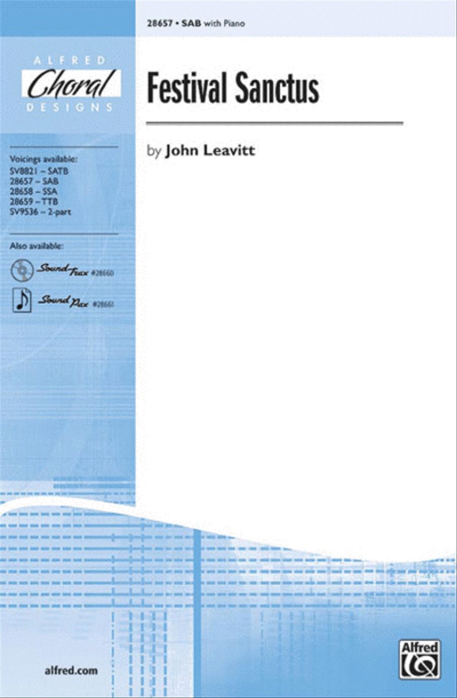 Festival Sanctus Festival Sanctus 3-Part scores gallery preview page 1