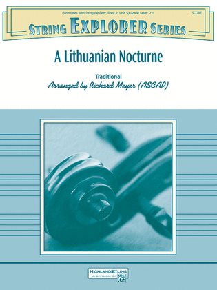 Book cover for A Lithuanian Nocturne