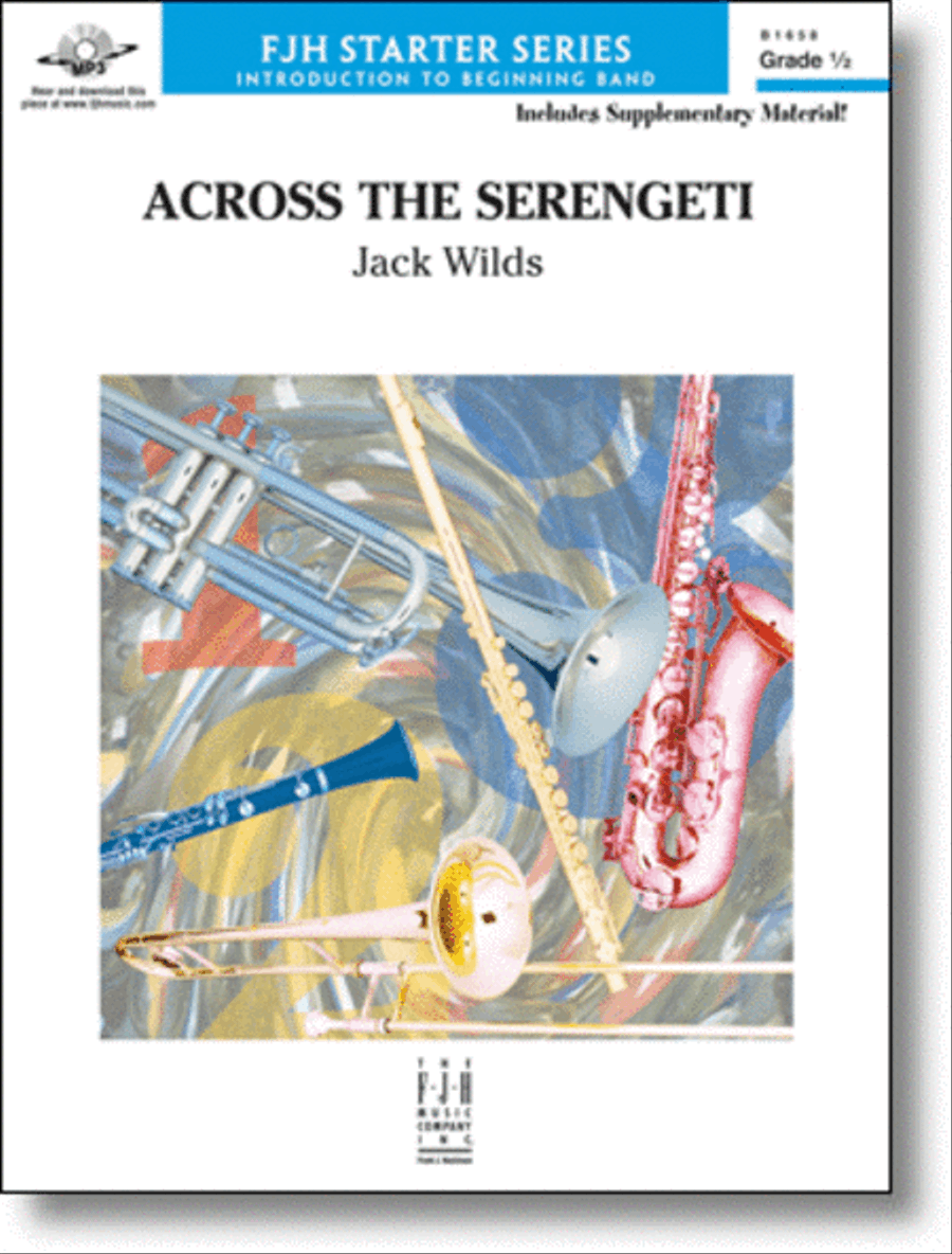 Across the Serengeti Across the Serengeti Concert Band scores gallery preview page 1