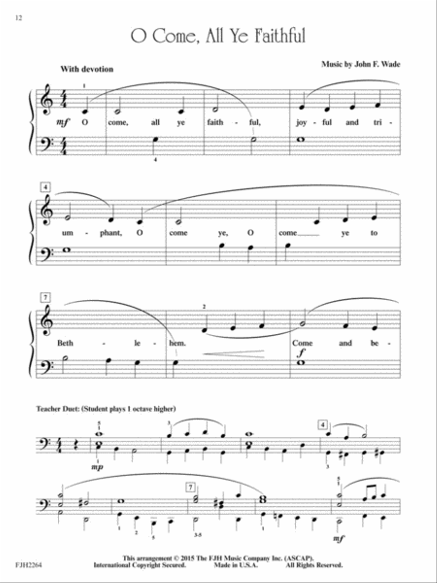 Christmas with Kevin Olson Easy Piano scores gallery preview page 4