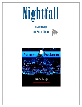 Book cover for Nightfall - Easy Solo Piano