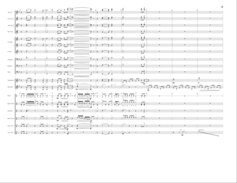 Clarity - Full Score Marching Band scores gallery preview page 4