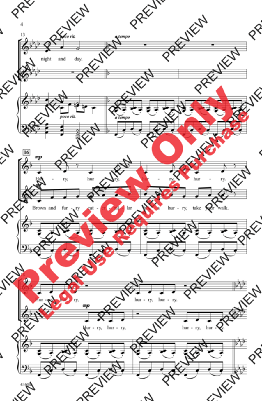 Caterpillar 2-Part scores gallery preview page 4